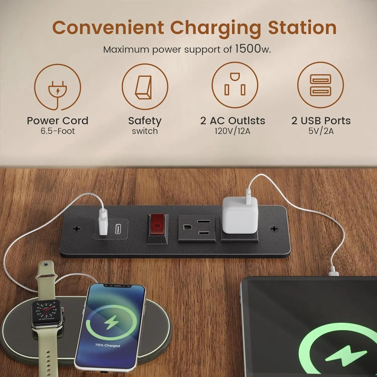 55.1" Executive Office Desk with 3 Drawers, Farmhouse Computer Desk with File Drawer & Storage Shelves, Home Office, Customized